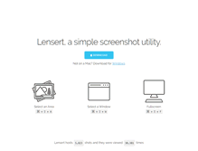 Tablet Screenshot of lensert.com